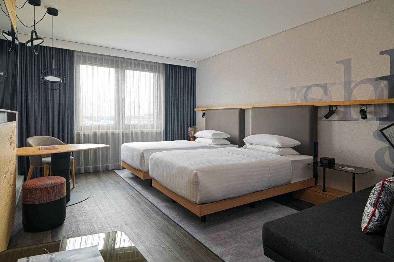 פרנקפורט Frankfurt Airport Marriott Hotel מראה חיצוני תמונה